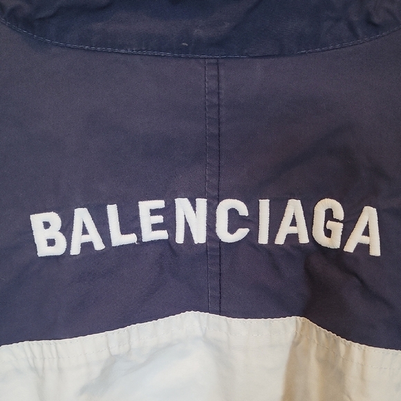 Balenciaga Men's Blue and White Jacket - Picture 4 of 12